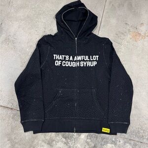 AWFUL LOT OF COUGH SYRUP VVS ZIP UP HOODIE